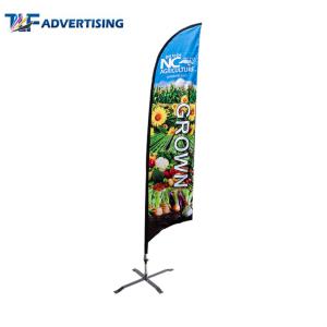 10ft 3m Custom Flag Banners For Auto Shop Display Scratch Resistant Professional