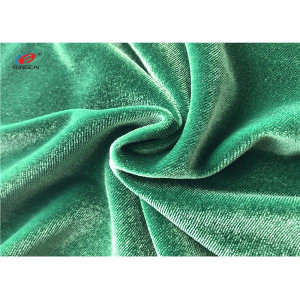 Solid Colour Plain Dyed 90 Polyester 10 Spandex Fabric 220gsm For Dress
