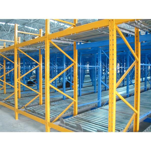 Buy First In First Out Storage System with Gravity Flow Pallet Rack and 2000-30000mm Depth at wholesale prices
