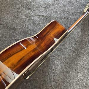 Custom 12 Strings KOA Wood Taylor Style Acoustic Guitar Glossing Finish Body