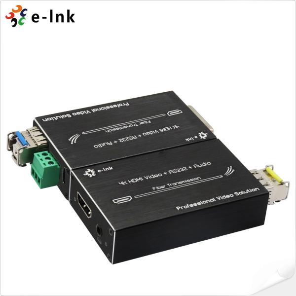 Buy Mini 4K HDMI Fiber Extender with RS232 & External Audio at wholesale prices