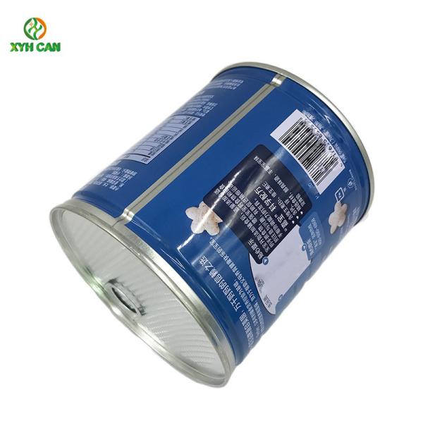 Baby Food Packaging Infant Milk Powder Metal Tin Containers With Plastic Cap