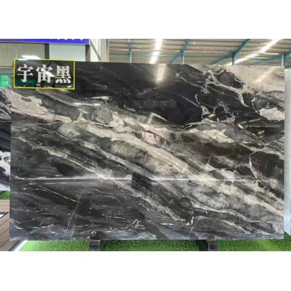 Modern Cosmic Black Granite Polished for Interior Kitchen Counter Tops and Wall Panel