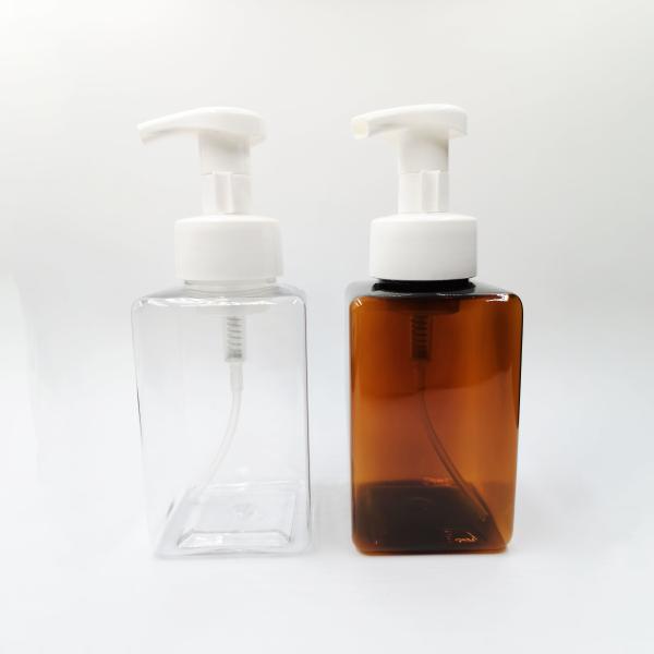 Buy PET Square Foam Soap Airless Lotion Pump Bottle at wholesale prices