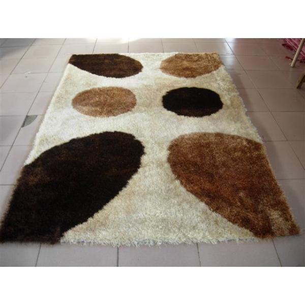 Buy Persian Style Very Soft Polyester Silk Shaggy Carpet Home Rug at wholesale prices