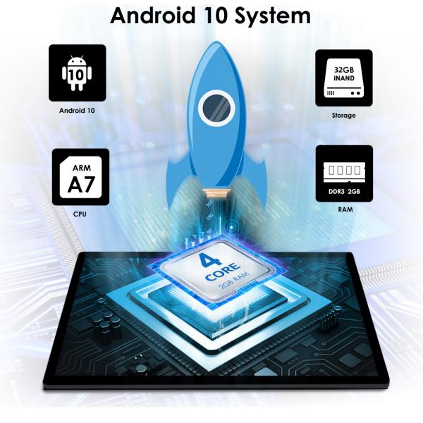 Carditai Android 10 QLED Car Audio 2 32G Head Unit with Built-in GPS and 9/10inch Screen