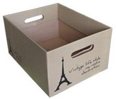 Delivery box double brown simple customized printing factory price