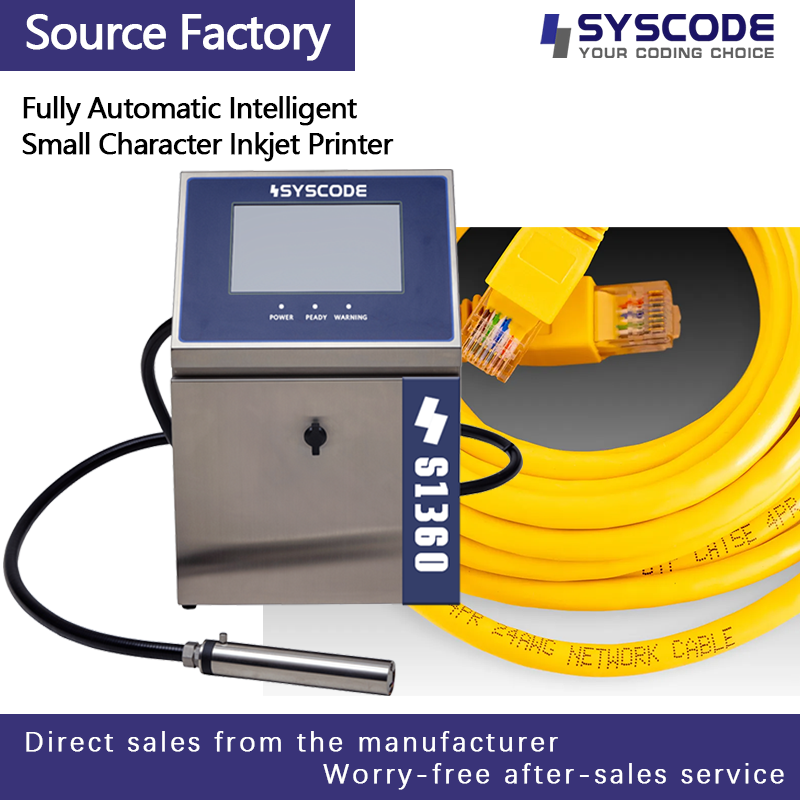 Quality Syscode 1360 Cable &amp; Wire CIJ Printer - IP66 industrial-grade protection, specifically designed for power cables and communication fiber optics. for sale
