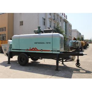 China 150M Delivery Tube Diesel Trailer Mounted Concrete Pump For Concrete Pumping Works on sale