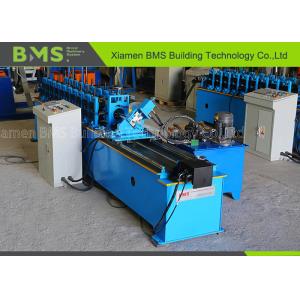 China High Speed C Purlin Sheet Roll Forming Machine With Fly Cutting And PLC Cabinet on sale
