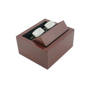 Rotatable Personalised Cufflink Box CMYK 4C printing and OEM Color