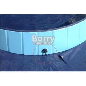 Red Foldable Dog Pet Swimming Pool Customized Size 3 Years Warranty