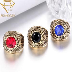 Embossed University Customized Class Rings