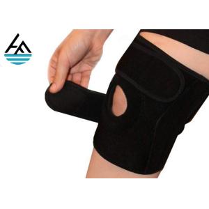 Unisex Powerlifting Knee Sleeves , Knee Compression Sleeve Running With Holes
