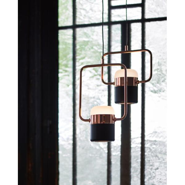 Led Pendant Lights Plated Rose Gold Iron Small Hanging Lamps Dining Room Bedroom Light Fixture