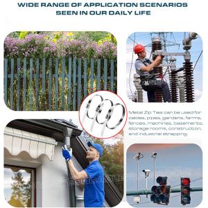 316, 304 Steel Cable Tie Wrap