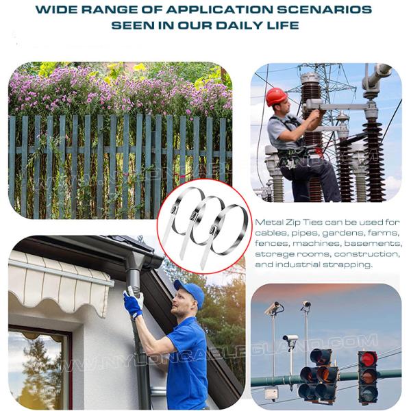 Self-locking Metal Cable Ties