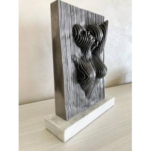 Sculpture Design Manufacturer Modern Wall Decorative Steel Sculpture Metal