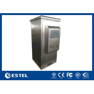 304 Stainless Steel Outdoor Telecom Cabinet ET7585180A-33U With Dual Doors