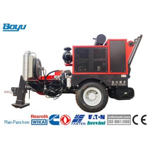 100kn 158hp Hydraulic Cable Puller Overhead Line Stringing Equipment
