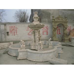 Water Pool Fountain With Lion Statue Odm Stone Carving Sculpture