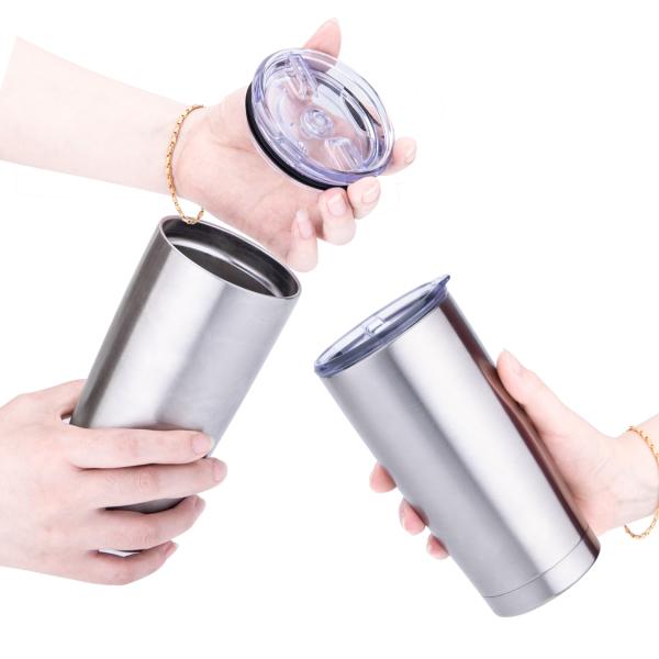 High Quality Stainless Steel Vacuum Thermos Travel Tumbler Outdoor Coffee Mugs with Lid