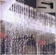 Led Light, 6M*3M,Curtain light,800LED, cool white, red, blue, CE, EU plug,can