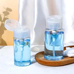 PP Plastic Screw Cap Makeup Remover Bottle with Flip Top