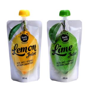 SGS Sealed 80 Micron Food Package Custom Spout Pouches