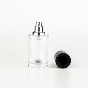 Wholesale 30ml Empty Cylinder Glass Perfume Bottle with Spray Cap