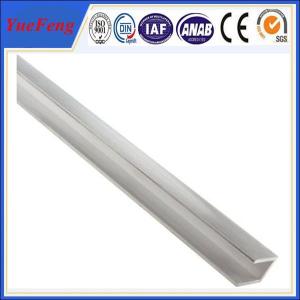 China Anodized Silvery Aluminum U Channel Extrusions , aluminium frame profiles on sale