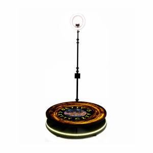 Portable IPad 360 Video Photo Booth Kiosk Shell Adjustable Slow Motion