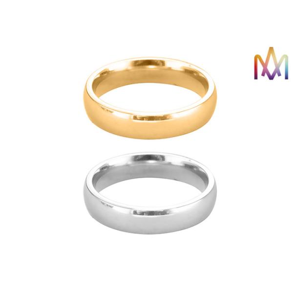 Buy Simple Style Rustproof Stainless Steel Engraving Ring at wholesale prices