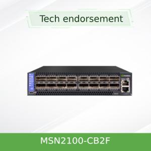 MSN2100-CB2F Mellanox Network Switch Spectrum Based 1001U Open Ethernet With Mellanox Card