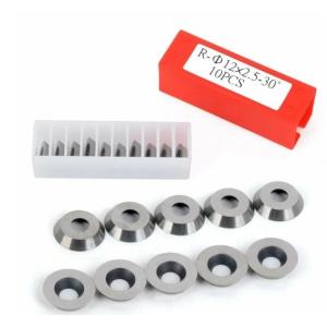 Easy To Handle Round Shape Carbide Woodturning Cutters Wear Resistant