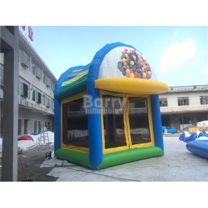 Customized 0.5mm PVC Inflatable Bounce House With Slide Combo