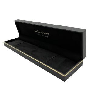 Gold Pattern Luxury Jewelry Packaging Boxes Wrapped By Special Paper