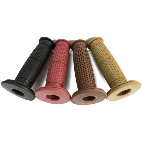 Rubber 22mm Handgrips Motorcycle Replacement Parts Red Color For Chooper Bike