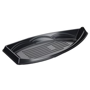 Boat Shape PS Plastic Sushi Tray Stackable Eco Friendly