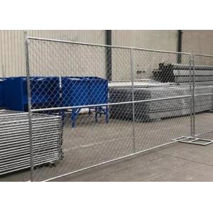 Customizable Galvanized Temporary Security Fencing Panels America 75X75mm