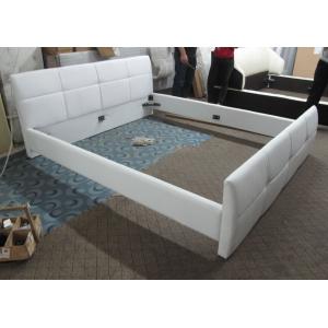 Quality Low price home furniture modern simple leather bed B36 for sale