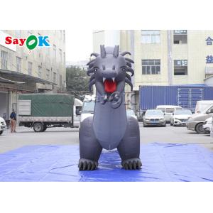Christmas Oxford Cloth Jumbo Inflatable Dragon With Wings