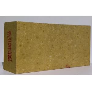 Quality Light Yellow High Alumina Refractory Brick with Ash 0.3% and High Porocity of 22% for sale