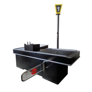 High Durability Cold Rolled Steel Checkout Counter With Customizable Length