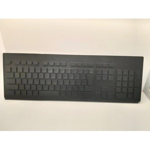 1.5mm Matte Black White ANSI Double Shot PBT Keycaps Set For Smooth Precise