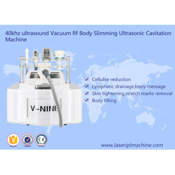 Buy Ultrasound Vacuum Rf Body Slimming Machine Cavitation Beauty Machine 40khz at wholesale prices