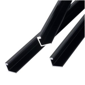 Square Edge Aluminium Tile Trim White Bathroom Tile Metal Corner Trim