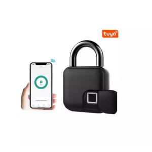 Tuya Keyless Fingerprint Padlock IP65 Waterproof USB Charging Zinc Alloy