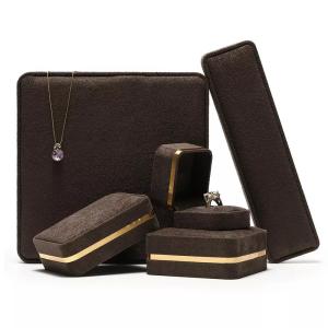 Flannelette Velvet Bracelet Packaging Box Pink Iso Certificated