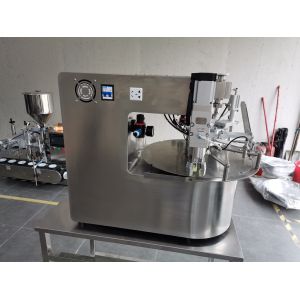 Desktop Rotary Table Automatic Electric Filling Capping Integrated Machine Easy